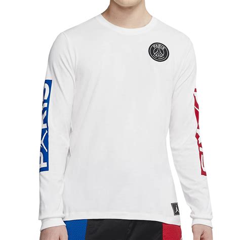 Ganará 12 millones netos por cada temporada. Camiseta manga larga Nike PSG x Jordan blanca |futbolmania
