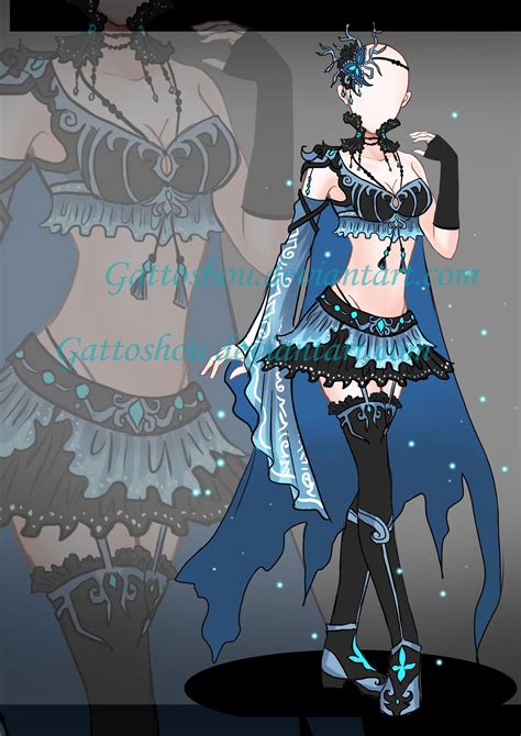 Outfit Adopt 85 Auction Open By Gattoshou Vestidos Anime