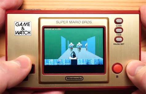Nintendo Super Mario Game And Watch Handheld Game System Bundled With