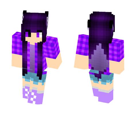Download Wolf Girl Purple Minecraft Skin For Free Superminecraftskins