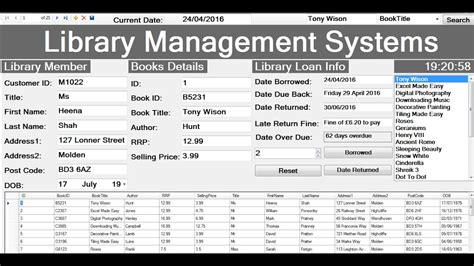 Library Management System Project In Asp Net With Database
