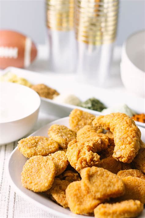 Check out our chicken nugget selection for the very best in unique or custom, handmade pieces from our shops. Mix Your Own Dip Chicken Strip Bar for Game Day!