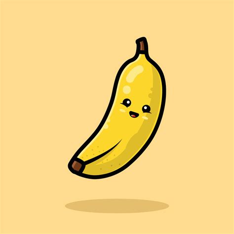 Cute Banana Cartoon Icon Illustration 4916016 Vector Art At Vecteezy