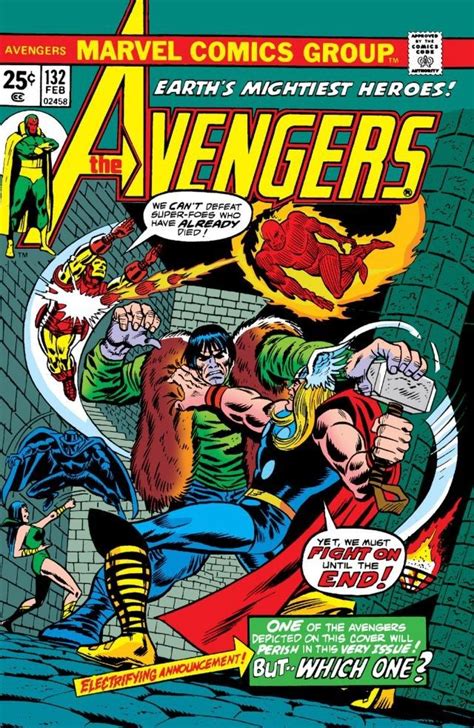 Avengers Vol 1 132 Marvel Database Fandom Powered By Wikia