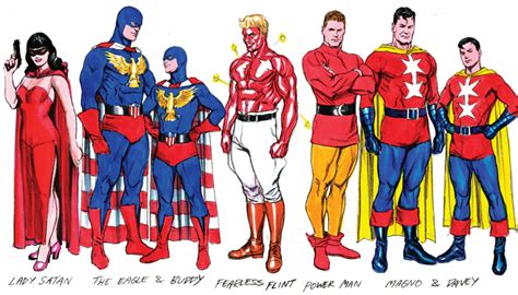 Golden Age Heroes Reimagined By Alex Ross Comic Book Superheroes Superhero Characters Comic