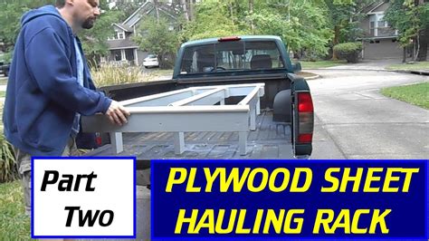 Your bed sheets are made of either long staple or short staple cotton. Make a Plywood / Sheet-goods Hauling Rack - Part #2 - YouTube
