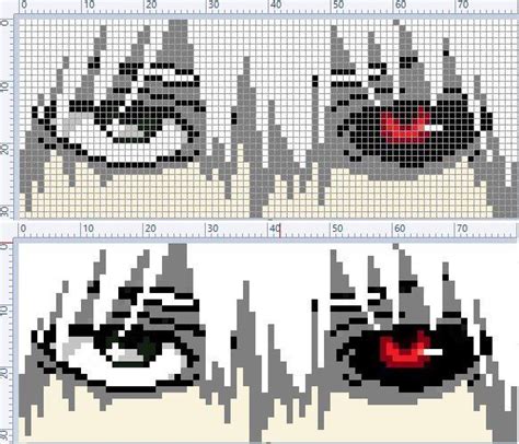 Minecraft Anime Pixel Art Schematics