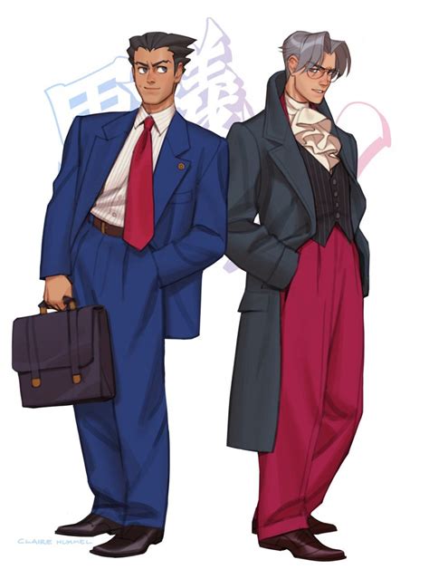 Random Valve Artist Reimagines Ace Attorney Characters As 80s Lawyers