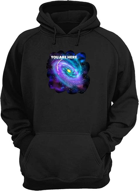 You Are Here Galaxy Milky Waykk021462 Hoodie Hooded Sweater Sweatshirt