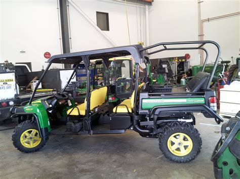 2019 john deere gator xuv590i, 241hrs, 4wd, glass windshield, poly roof, rear window, soft doors, fuel injected, power steering, alloy wheels. UTVMA John Deere Gator 825I Backseat and Roll Cage Kit