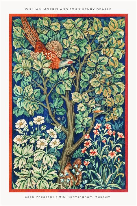 Wall Art Exhibition Poster William Morris And John Henry Dearle By Art