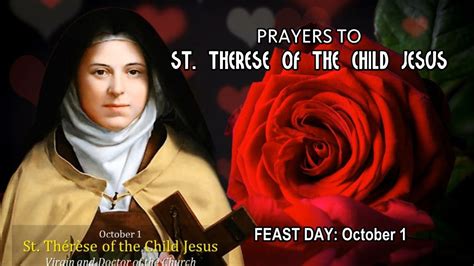 The Novena Rose Prayer And Miraculous Invocation To St Therese Of The