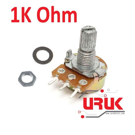 1k Ohm Linear Rotary Potentiometer Uruktech