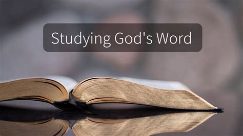 Studying Gods Word Youtube