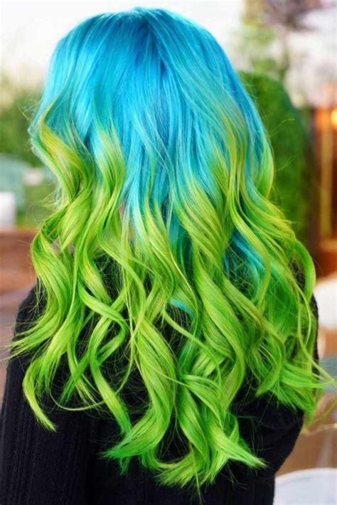 44 Trendy Styles For Blue Ombre Hair