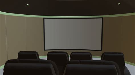 Cinema Room 3d Model By Necrog 1b766ff Sketchfab