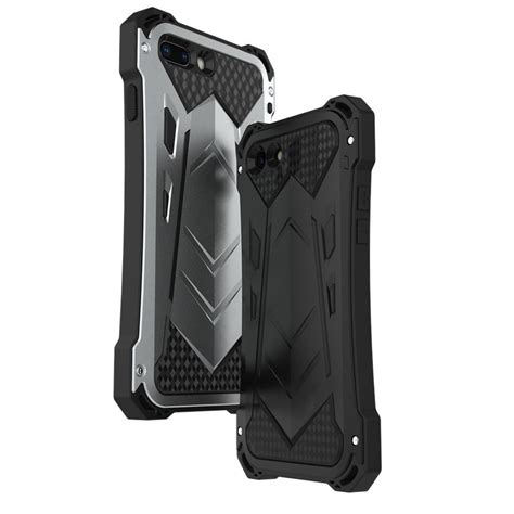 Military Grade Metal Armor Case For Apple Iphone 7 8 Aluminum Case