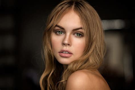 Hd Wallpaper Models Anastasiya Scheglova Blonde Face Girl Green Eyes Wallpaper Flare