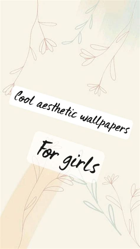 Cool Aesthetic Wallpapers For Girls Aesthetic Wallpapers Girl