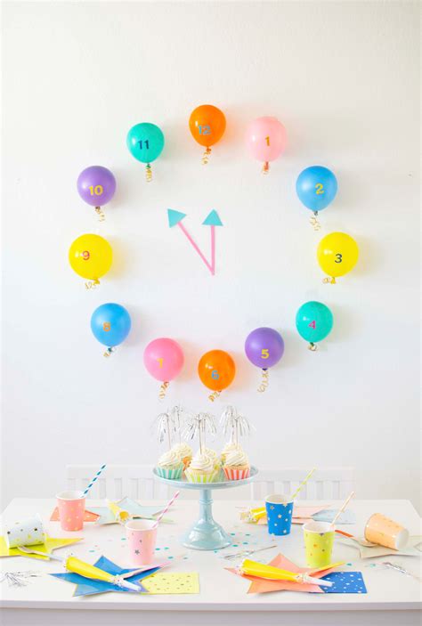 Diy New Years Eve Countdown Balloon Clock By Twinkle Twinkle Little Party