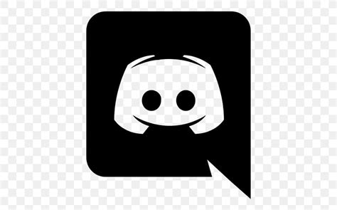 Discord Logo Font Awesome Png 512x512px Discord Black Black And
