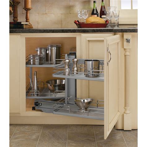 Blind corner wall cabinets are perfect for kitchens with an irregular measurement of. Premiere Blind Corner Kitchen Cabinet System by Rev-A ...