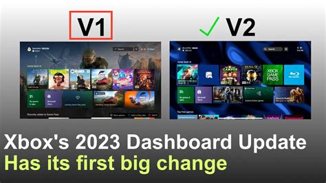 Xboxs 2023 Dashboard Gets First Major Revision Youtube