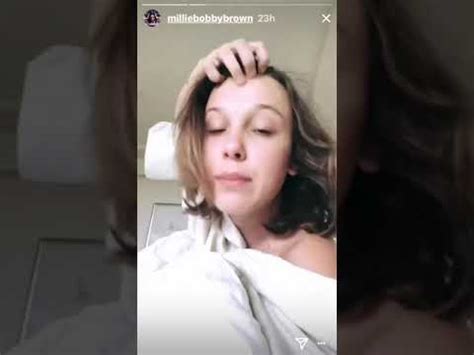 Millie bobby brown in her childhood. Millie Bobby Brown Instagram Story 5-19-18 - YouTube