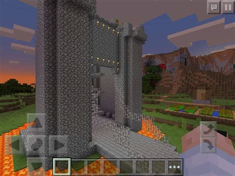 Cobblestone Castle Build Minecraft Amino