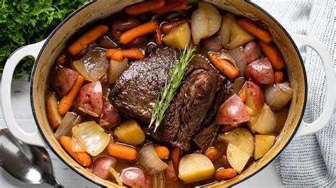 Classic Sunday Pot Roast The Stay At Home Chef
