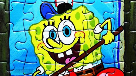 Assemble the puzzle to reveal the rest of the image. SPONGEBOB SQUAREPANTS Jigsaw Puzzle Game Rompecabezas Play ...
