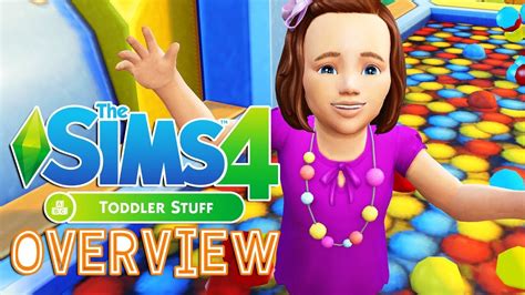 The Sims 4 Toddler Stuff Pack Overview Cas And Buildbuy Youtube