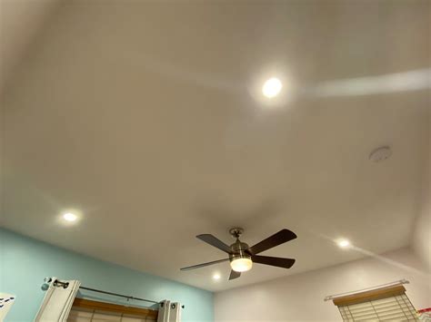 Homeowners are more likely to use recessed lighting over the kitchen sink there are even decorations where recessed lights are used in highlighting a work of art or ornament. wiring - Adding recessed LEDs to existing ceiling fan ...