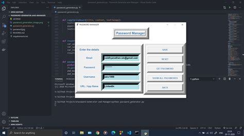 If you reload the page or go to another tab. GitHub - smv1999/Password-Generator-and-Manager: Password ...