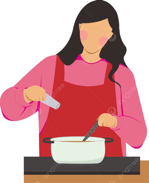 Mother Cook Hd Transparent Mother Cooks In The Kitchen Cooking