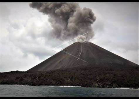 Letusan Gunung Anak Krakatau Antara Foto