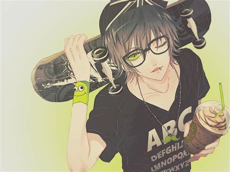 Gambar orang kartun keren abis 3d sumber : Anime Boy With Glasses Wallpapers - Wallpaper Cave