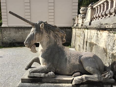 A mythical sea creature, usually with the head and forelegs of the horse and the tail of a fish. Free Images : monument, statue, zoo, austria, gargoyle ...