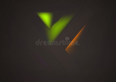 Abstract Brown Orange And Green Graphic Background Design Stock Vector