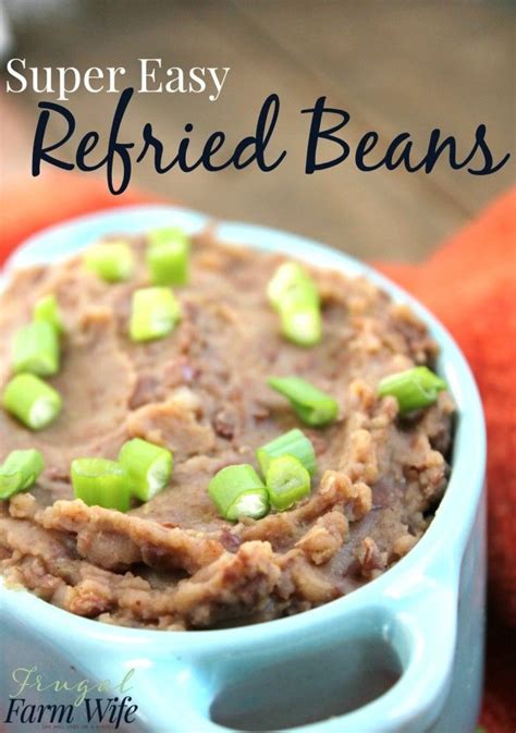 Shallots, great northern beans, uncooked orzo pasta, red bell pepper and 6 more. Super Easy Refried Beans | Recipe | Stove, Restaurant and ...