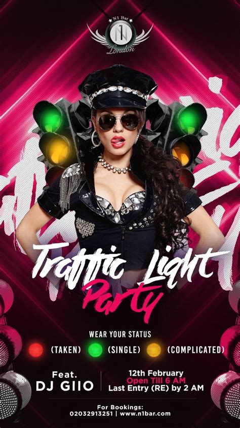 Traffic Light Party N1 Bar London