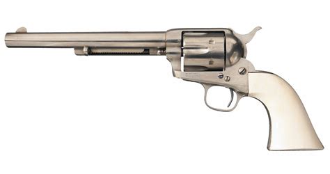 Colt Single Action Army 44 Rimfire Revolver With Ivory Grips