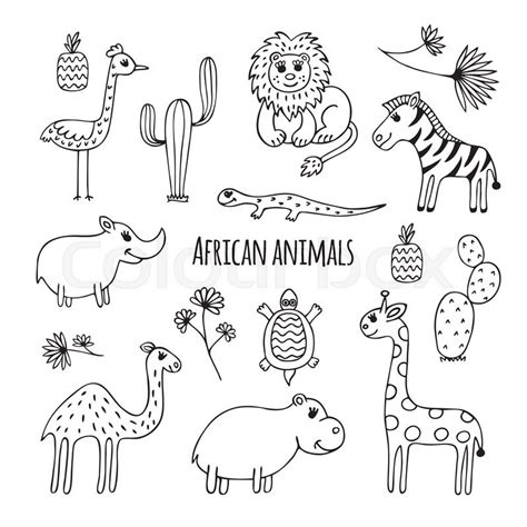 Africanimals Drawing At Getdrawings Free Download