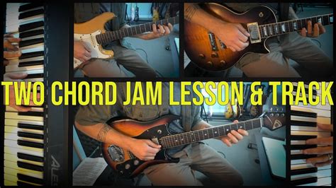 Two Chord Jam Lesson And Track Youtube