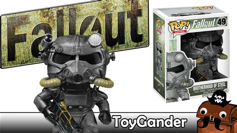 Fallout 4 Funko Pop Brotherhood Of Steel Toy Unboxing And Review Youtube