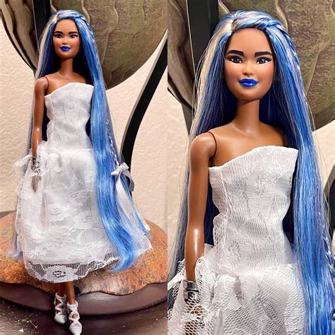 Barbie Fashionista 156 Reroot Ooak Doll Etsy
