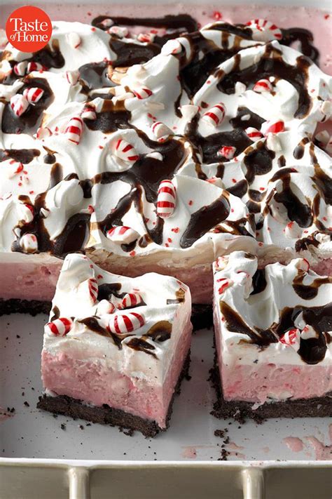 A spiced chocolate cake topped with a cream cheese. 100 Potluck Desserts Made in a 13x9 Pan | Christmas desserts easy, Xmas desserts, Christmas desserts
