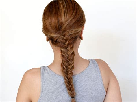 Then you can finish it two ways: 3 Ways to Braid Your Own Hair - wikiHow
