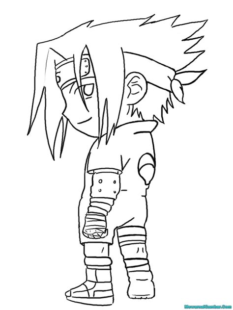 Gambar Pahlawan Hitam Putih Untuk Mewarnai Buku Mewarnai Naruto