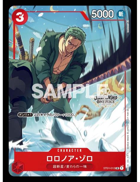 One Piece Card Game Roronoa Zoro Red Op01 025 Sr Japanese Version